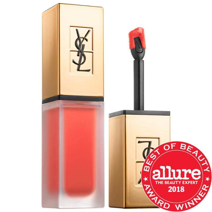 Yves Saint Laurent Tatouage Couture Liquid Matte Lip Stain 22 Coral Anti-mainstream .20 Oz/ 6 Ml