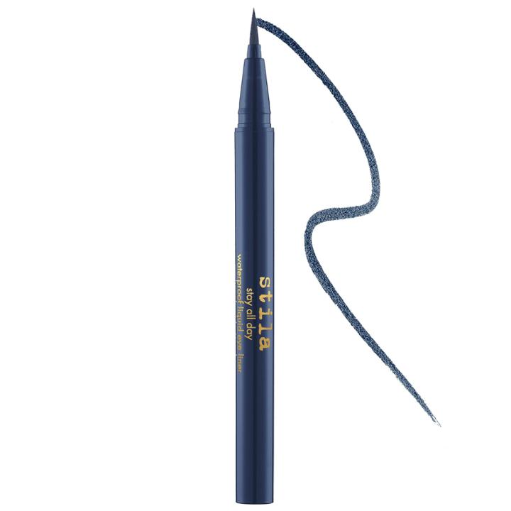 Stila Stay All Day Waterproof Liquid Eye Liner Midnight 0.016 Oz/ 0.5 Ml