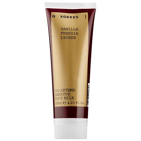 Korres Vanilla Freesia Lychee Body Milk 4.23oz