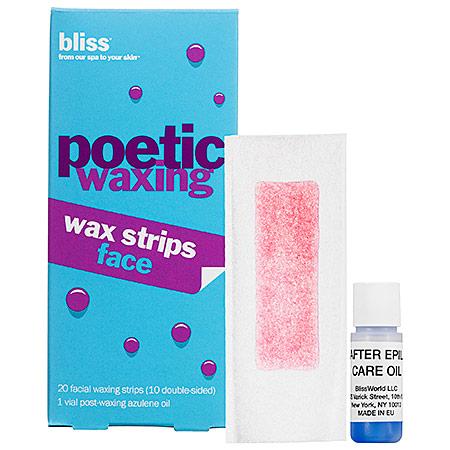 Bliss Poetic Waxing Wax Strips Face 20 Strips