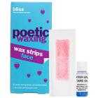 Bliss Poetic Waxing Wax Strips Face 20 Strips