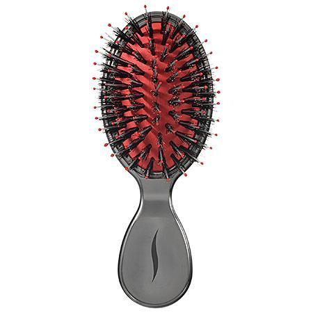 Sephora Collection Luxe Combo Travel Brush Gunmetal 4" D X 2" H X 2" W