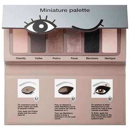 Sephora Collection Miniature Palette Nougat Shades Collection 6 X 0.03 Oz/ 1 G