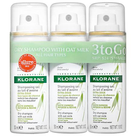 Klorane 3-to-go Dry Shampoo Set