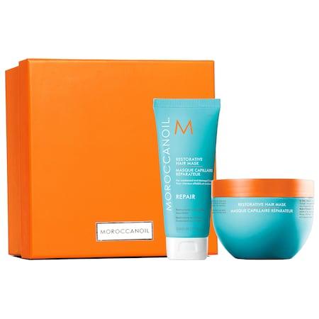 Moroccanoil Home & Away Restorative Mask Duo