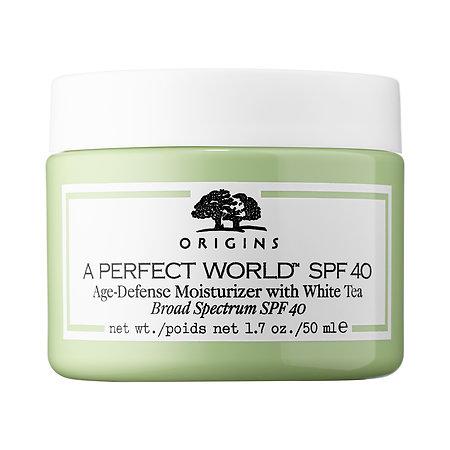 Origins A Perfect World(tm) Spf 40 Age-defense Moisturizer With White Tea 1.7 Oz/ 50 Ml