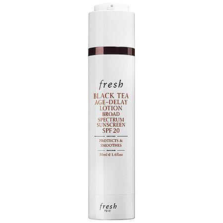 Fresh Black Tea Age-delay Lotion Broad Spectrum Sunscreen Spf 20 1.6 Oz