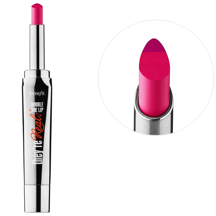 Benefit Cosmetics They're Real! Double The Lip Lipstick & Liner In One Hotwired Pink 0.05 Oz/ 1.5 G