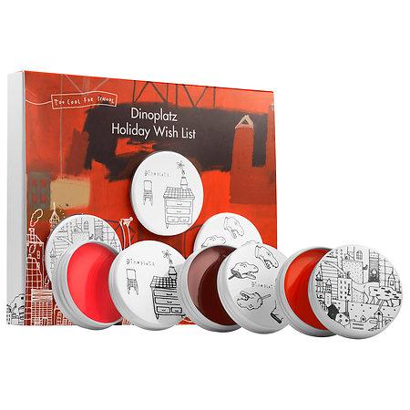 Too Cool For School Dinoplatz Holiday Wish List Lip Balm Trio Pinky Pie Spilled Wine Beet Jam 3 X 0.45 Oz