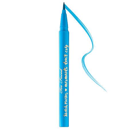 Too Faced Sketch Marker Liquid Art Eyeliner Steel Blue 0.015 Oz/ 0.42 G