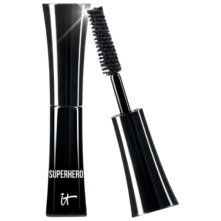 It Cosmetics Superhero&trade; Elastic Stretch Volumizing Mascara Mini Super Black 0.17 Oz/ 5 G