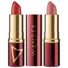 Wander Beauty Wanderout Dual Lipsticks Wanderberry (burgundy)/ Barely There (mauve Nude) 0.14 Oz/ 4.08 G