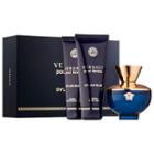 Versace Dylan Blue Pour Femme Set 3 X 3.4 Oz/ 100 Ml