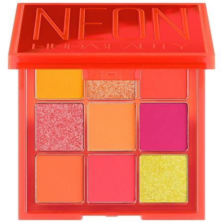 Huda Beauty Neon Obsessions Palette Neon Orange 9 X 0.05 Oz /1.3g