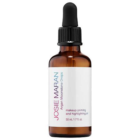 Josie Maran Argan Moonstone Drops Makeup Priming And Highlighting Oil 1.7 Oz/ 50 Ml