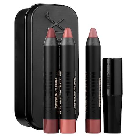 Nudestix Sexy Nude Gloss Balm Kit 3 X 0.088 Oz/ 2.5 G Mini
