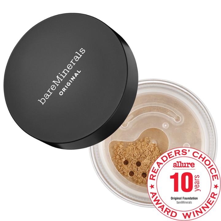 Bareminerals Original Loose Powder Mineral Foundation Broad Spectrum Spf 15 Medium Tan 18 0.28 Oz