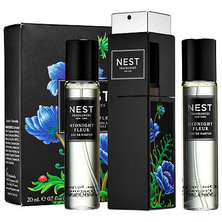 Nest Midnight Fleur Eau De Parfum Travel Spray With Two Refills 3 X 0.70 Oz/ 20 Ml