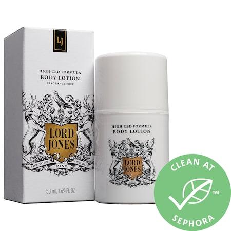 Lord Jones High Cbd Formula Body Lotion Fragrance-free 1.69 Oz/ 50 Ml