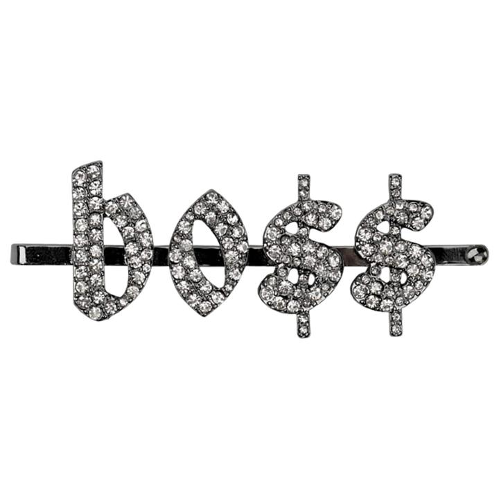 Kitsch Kitsch X Justine Marjan Rhinestone Bo$$ Bobby Pin