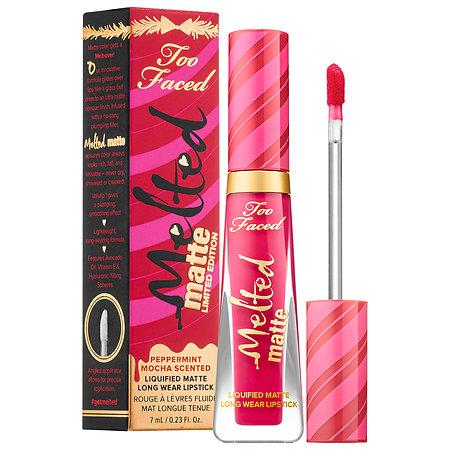 Too Faced Melted Matte Liquified Long Wear Matte Lipstick - Candy Cane Candy Cane 0.4 Oz/ 11.83 Ml