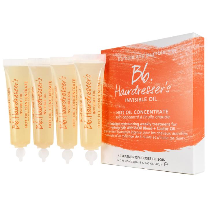 Bumble And Bumble Hairdresser's Invisible Oil Hot Oil Concentrate 4 X .5 Oz/ 15 Ml Treatments
