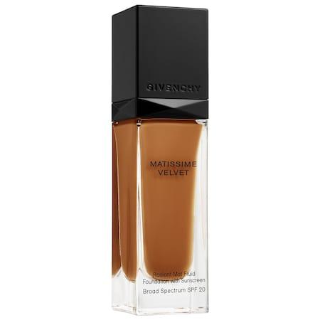Givenchy Matissime Velvet Radiant Mattifying Fluid Foundation Spf 20 N10 Mat Mocha 1 Oz/ 30 Ml