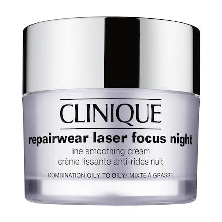 Clinique Repairwear Laser Focus Night Line Smoothing Cream For Combination Oily To Oily Skin 1.7 Oz/ 50 Ml
