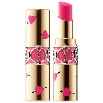 Yves Saint Laurent Heart & Arrow Collector Rouge Volupte Shine Lipstick 49 Rose Saint Germain 0.11 Oz/ 3.2 G