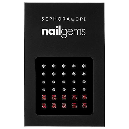 Sephora By Opi Nail Embellishment Stickers Snow/round/cherry 1 Set