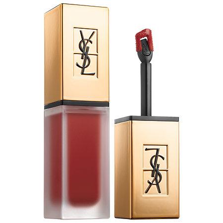 Yves Saint Laurent Tatouage Couture Matte Stain 8 Black Red Code .20 Oz/ 6 Ml