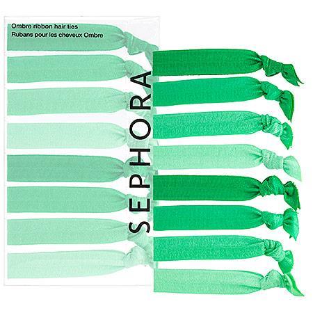 Sephora Collection Ribbon Hair Ties Green