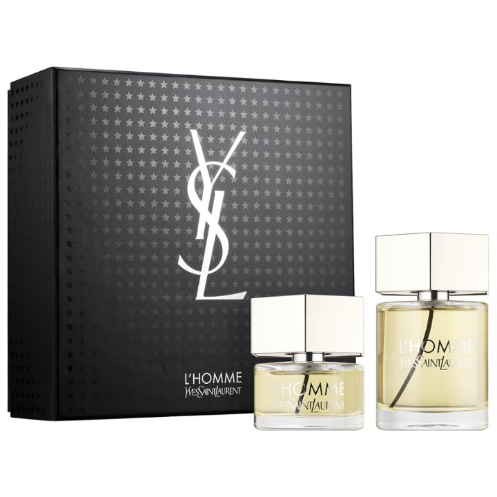 Yves Saint Laurent L'homme Eau De Toilette Set 3.3 Oz/ 100 Ml & 1.3 Oz/ 40 Ml
