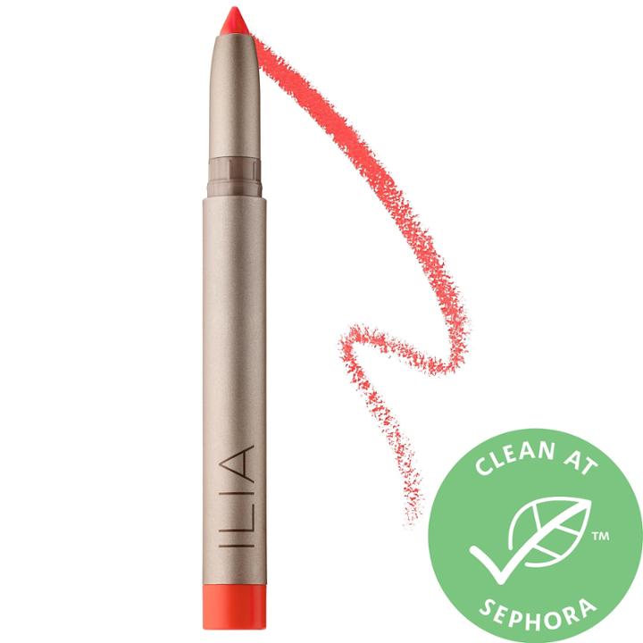 Ilia Satin Cream Lip Crayon Push It