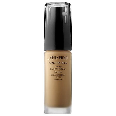 Shiseido Synchro Skin Lasting Liquid Foundation Broad Spectrum Spf 20 Golden 5 1 Oz