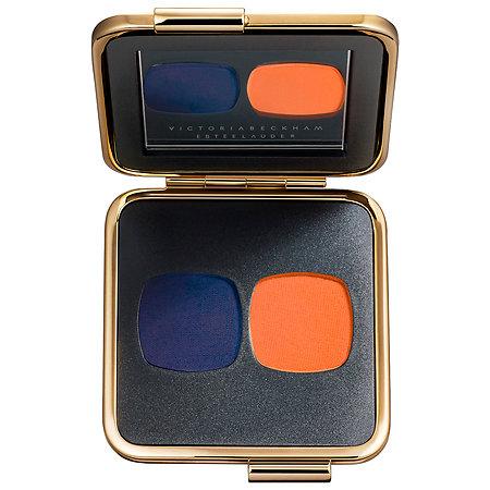 Victoria Beckham Estee Lauder Eye Matte Duo Saphir/ Orange Vif .06 Oz