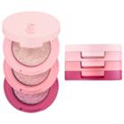 Kaja Beauty Bento Bouncy Shimmer Eyeshadow Trio Rose Water 3 X 0.03 Oz/ 0.85 G