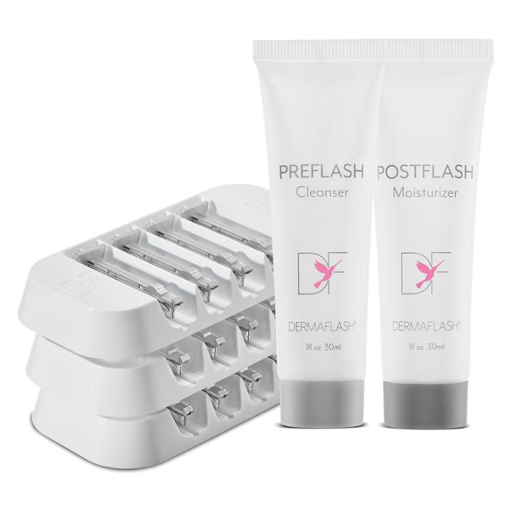 Dermaflash The Essentials Anti-aging Exfoliation Replenishment Kit Deluxe Size
