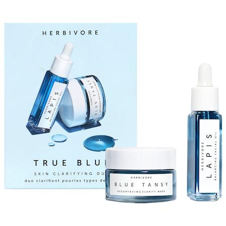 Herbivore Mini True Blue Skin Clarifying Duo