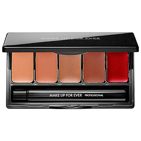 Make Up For Ever Rouge Artist Palette 3 Warm Beige 5 X 0.02 Oz