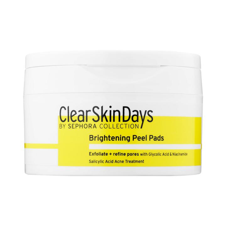 Sephora Collection Clear Skin Days By Sephora Collection Brightening Peel Pads 30 Pads/ 1.4 Oz/ 40 Ml