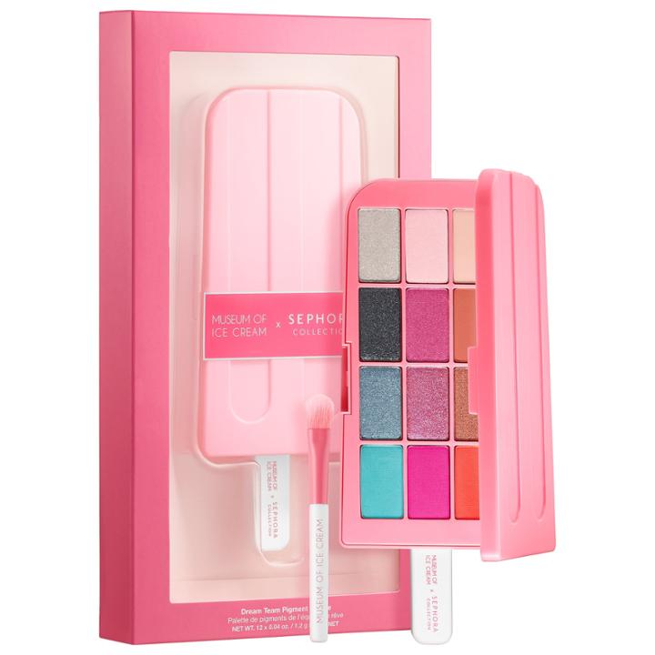 Sephora Collection Museum Of Ice Cream X Sephora Collection Dream Team Pigment Palette Dream Team Pigment Palette 12 X 0.04 Oz