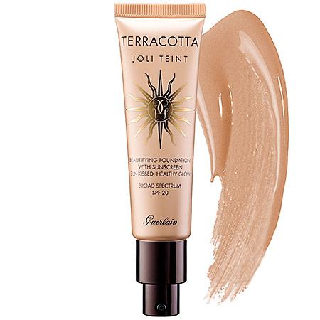 Guerlain Terracotta Healthy Glow Liquid Foundation Spf 20 Moyen/medium 1 Oz