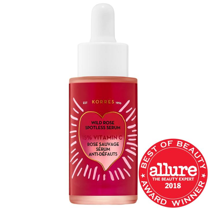 Korres Wild Rose Spotless Serum 15% Vitamin C 1.01 Oz/ 30 Ml