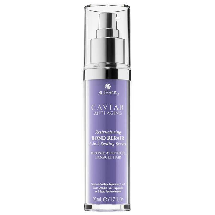 Alterna Haircare Caviar Anti-aging Restructuring Bond Repair 3-in-1 Sealing Serum 1.7 Oz/ 50 Ml