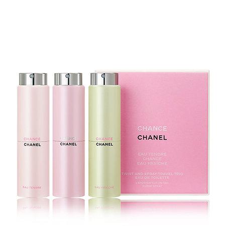 Chanel Chance Twist & Spray Travel Trio 3 X 0.7 Oz/ 20 Ml