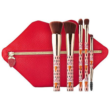 Sephora Collection Berry Kissable Brush Set 6.8 X 10.4 X 1.2