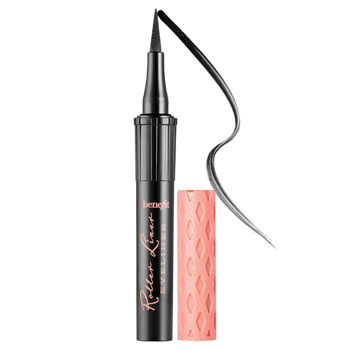 Benefit Cosmetics Roller Liner Waterproof Liquid Eyeliner Mini Black 0.01 Oz/ 0.5 Ml