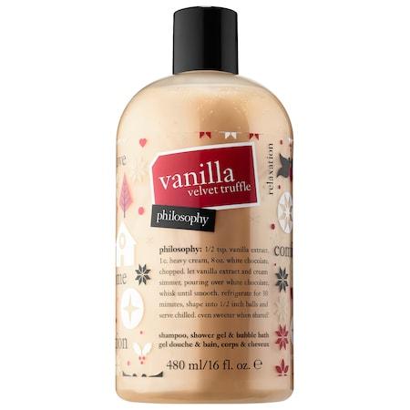 Philosophy Holiday Shower Gel Vanilla Velvet Truffle 16 Oz/ 480 Ml