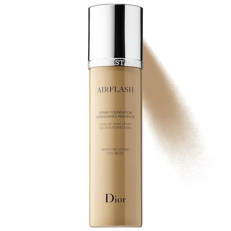 Dior Dior Airflash Spray Foundation 2 Warm Olive 2.3 Oz/ 70 Ml
